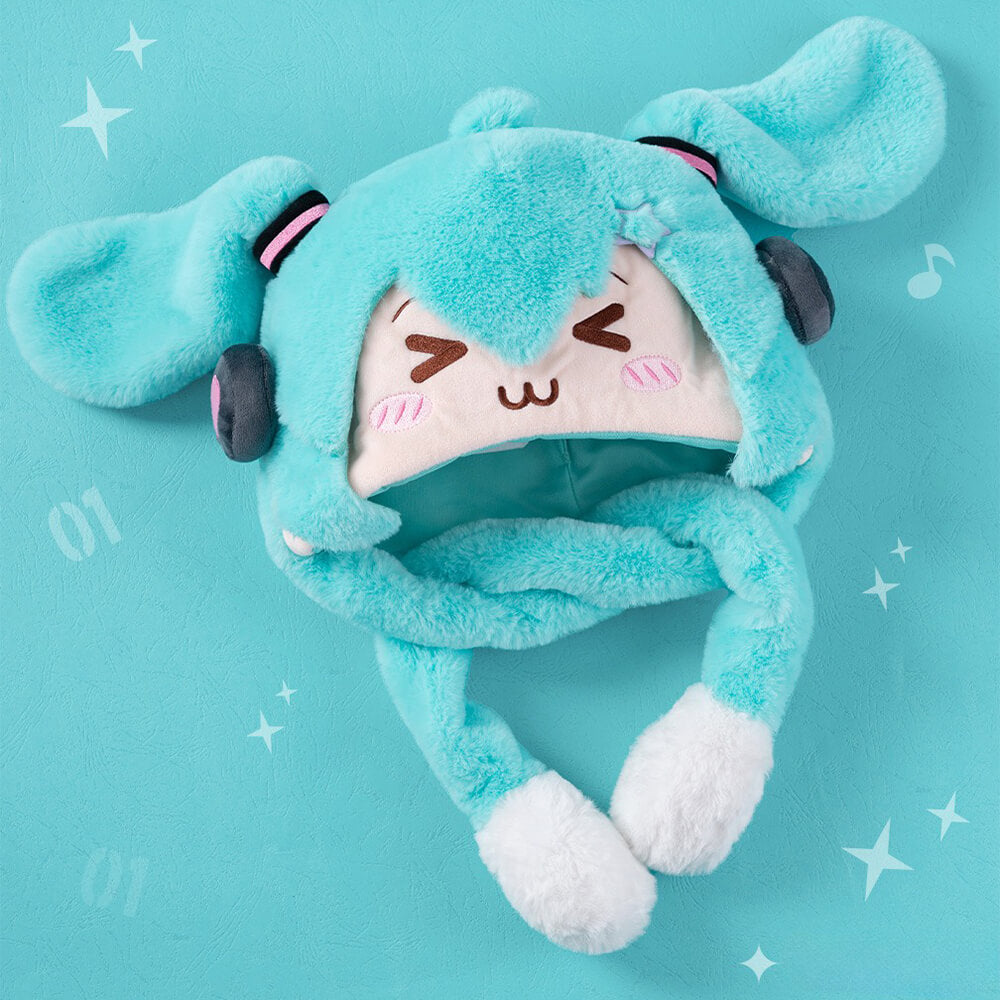 帽子 S&MIKU Hatsune Miku Flap Moving Ears Plushie Hat – KawaiiEnvy