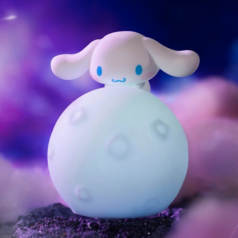 Sanrio Moon Night Light - Cinnamoroll Cute LED Sleep Lamp & Decor