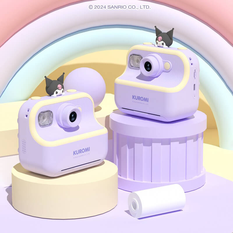 Kuromi Instant Print Camera With Photo Paper Watercolour Pen