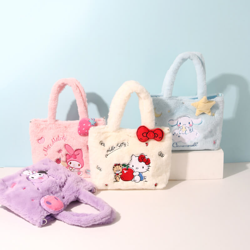 sanrio-character-fluffy-handbags