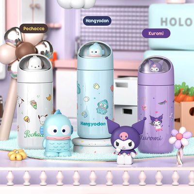 2023-new-design-sanrio-licensed-space-capsule-doll-design-hangyodon-pochacoo-and-kuromi-print-thermos-drink-bottles
