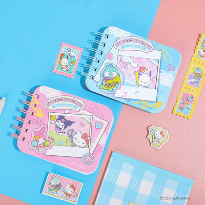 2024-New-Cute-Stationery-Sanrio-Sports-Moment-Mini-Spiral-Notebooks-A6