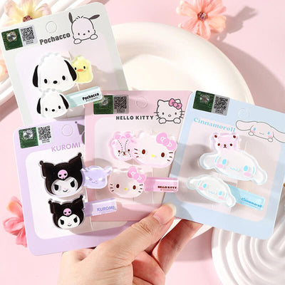 2024-New-Release-Sanrio-License-Otomodachi-Kigurumi-Alligator-Hair-Clips