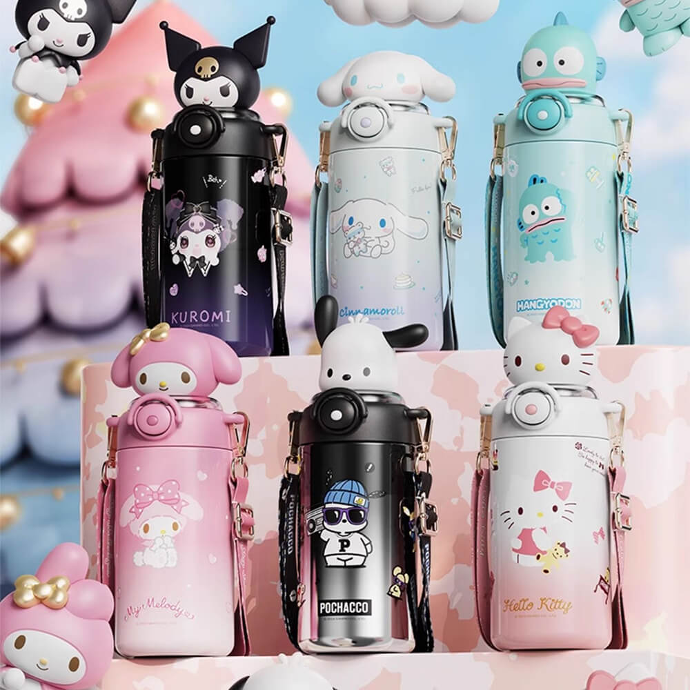 2024-New-Release-Sunshine-Sanrio-Doll-Thermos-Bottle-600mL