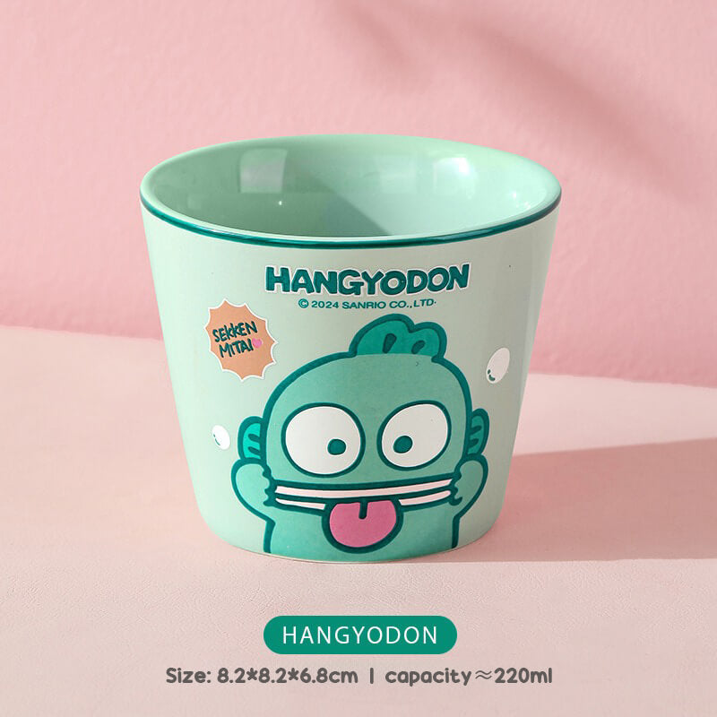 2024-Sanrio-License-Green-Hangyodon-Ceramic-Tea-Cup-220ML