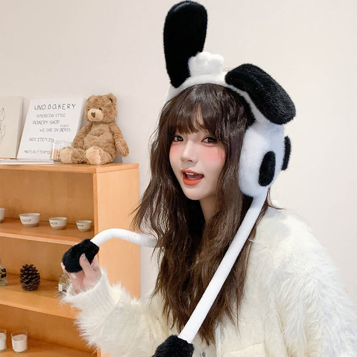 Pochacco Flap Dancing Ears Fluffy 3D Earmuffs – KawaiiEnvy