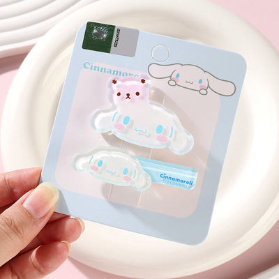 2024-Sanrio-New-Release-Cinnamoroll-Otomodachi-Kigurumi-Alligator-Hair-Clips