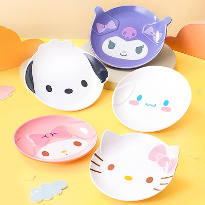 2024-new-design-sanrio-character-face-shaped-ceramic-plates