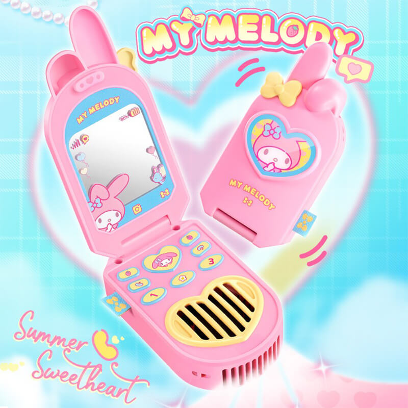2024-new-sanrio-Y2K-pink-my-melody-flip-phone-fan