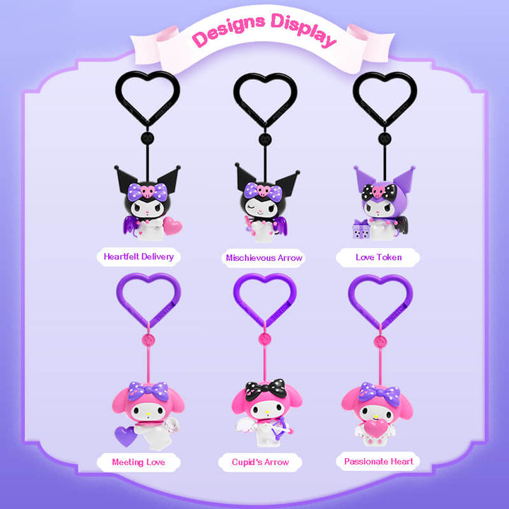 Kuromi My Melody Blind Box Love Cupid Bag Charm – KawaiiEnvy