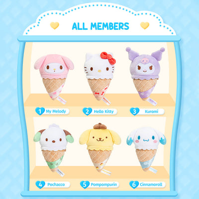 All-members-display-my-melody-hello-kitty-kuromi-pochacco-pompompurin-cinnamoroll