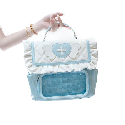 Angel-Care-Theme-Ita-Backpack-Blue-White