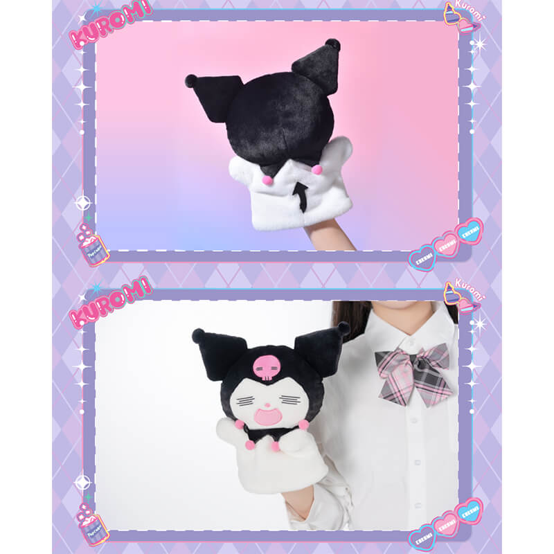 Backside-Display-Of-The-Kuromi-Hand-Puppet