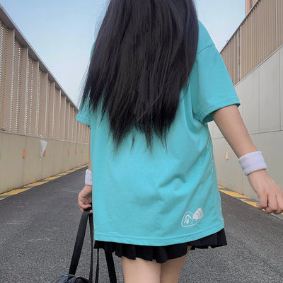 Backside-Display-Of-The-Teal-Green-T-Shirt