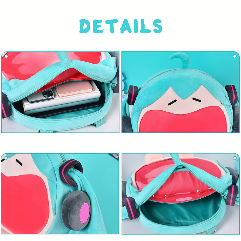 Originale Sakura Miku abag Mini a Bag Donna Uomo Zaino Cosplay Borse a tracolla con tracolla Anime Hatsune Back Pack 1524 Originale Sakura Miku abag Mini a Bag Donna Uomo Zaino Cosplay Borse a tracolla con tracolla Anime Hatsune Back Pack 1524