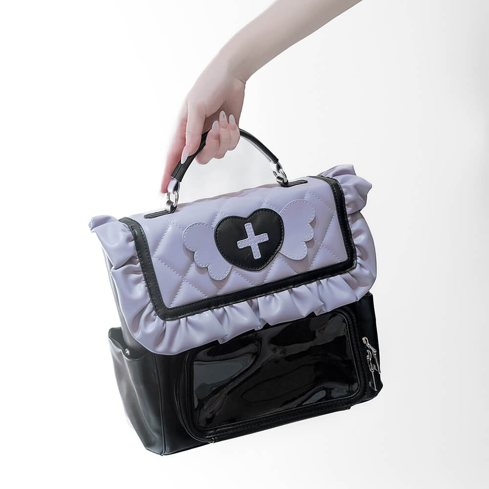 Black-Purple-Cosplay-Bag-With-Handle