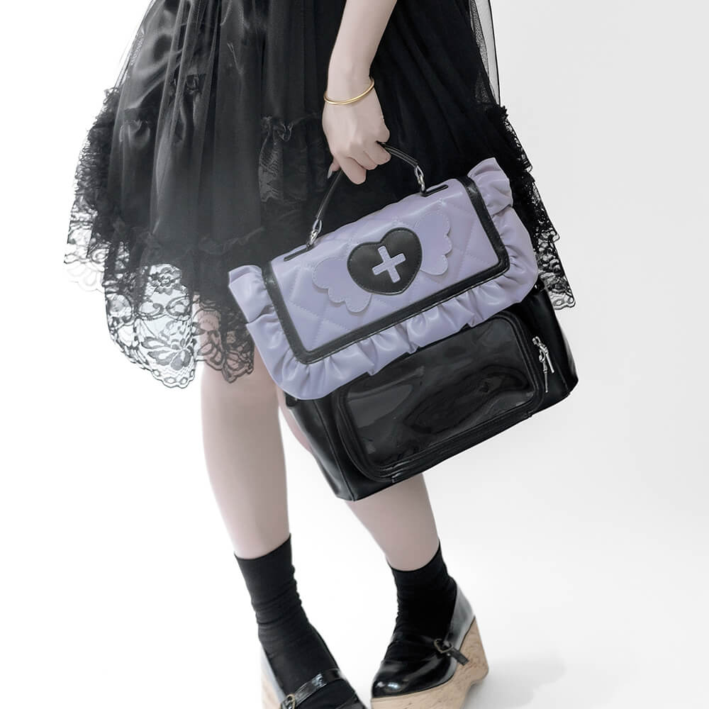 Black-Purple-Heart-Wings-Angel-Theme-Cosplay-Bag