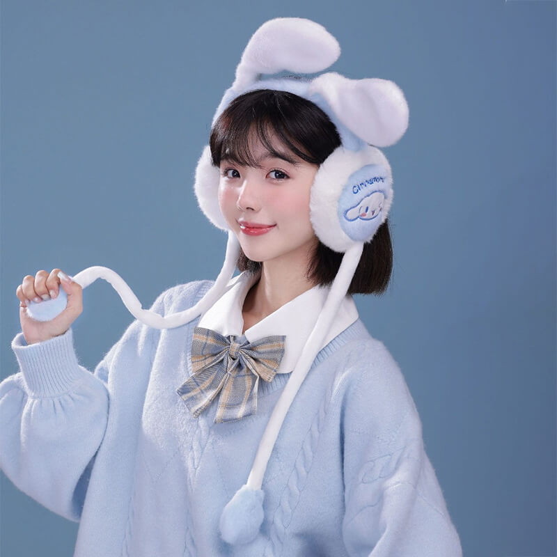 Cinnamoroll-Embroidered-Earmuffs-with-Moving-Flap-Ears