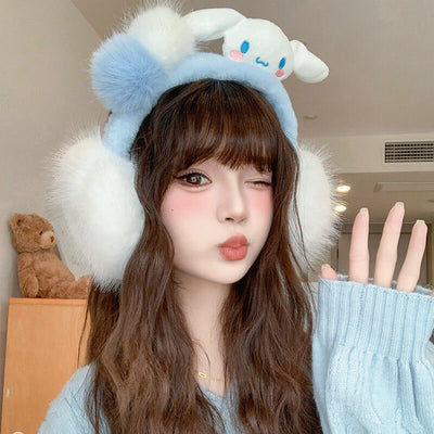 Cinnamoroll-Fluffy-Ear-Warmer-Headband