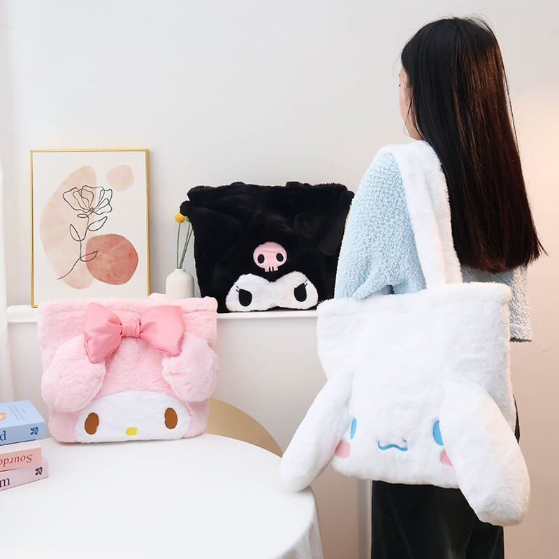 Cinnamoroll-My-Melody-Kuromi-Plushie-Shoulder-Bags