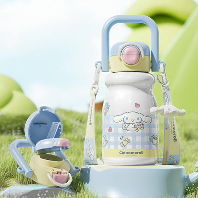 Cinnamoroll-Thermos-Milk-Cup-With-Handle-Strap-and-Cinnamon-Doll-Pendant-540ml