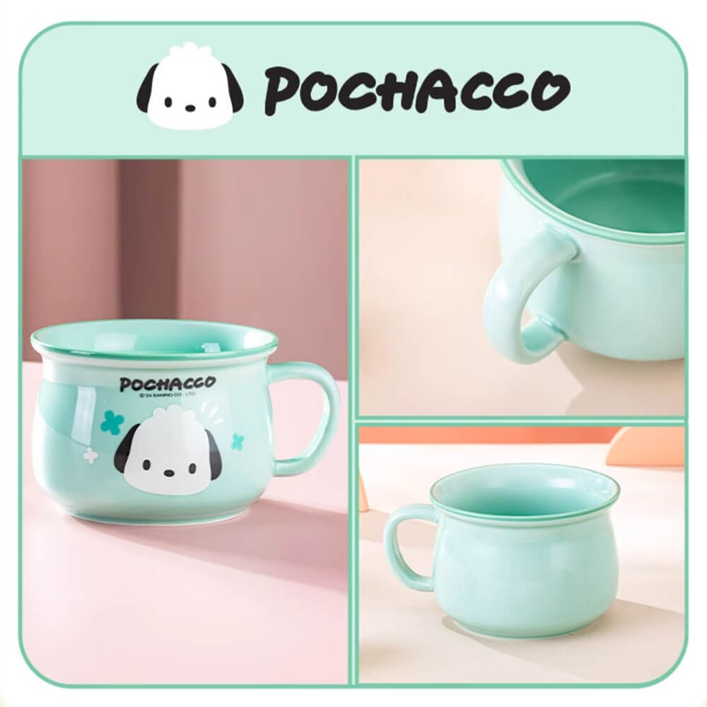 Fun-Vintage-Green-Pochacco-Breakfast-Mug-370ml