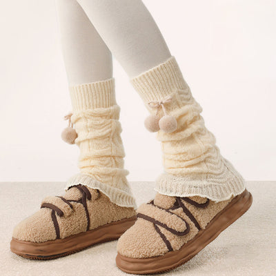Geometric-Pattern-Pom-pom-Flared-Leg-Warmers