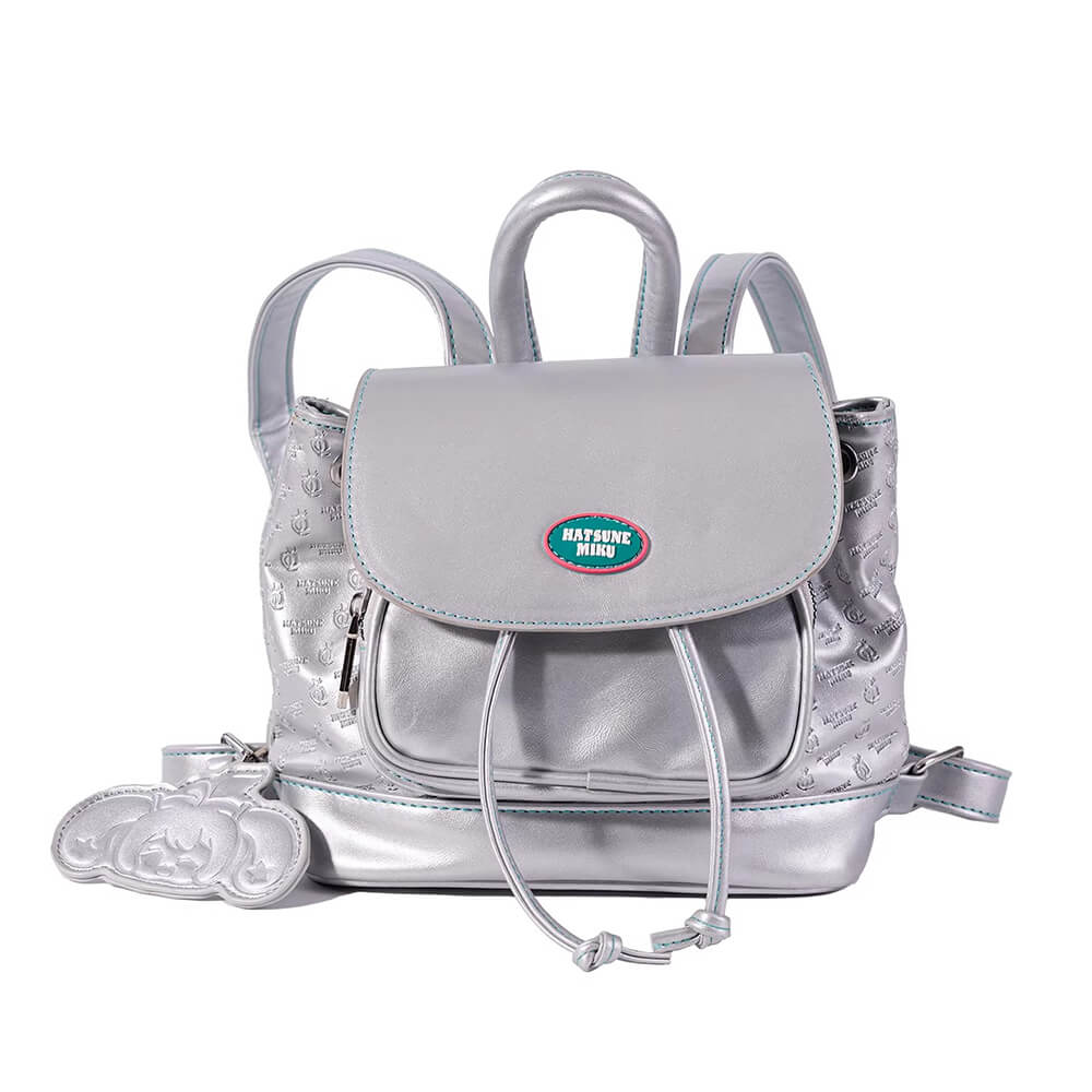 Hatsune Miku Y2K Apple Mini Backpack stellar silver