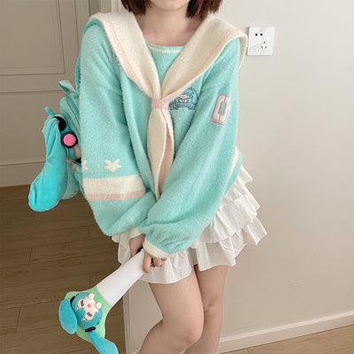 Hatsune-Miku-Sailor-Collar-Sweater-OOTD