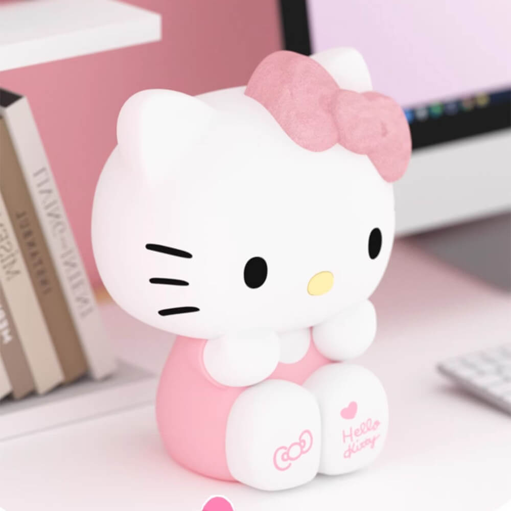 Hello-Kitty-Authorized-Sitting-Pose-With-A-Pink-Flocked-Bow-Silicone-Pat-Lamp