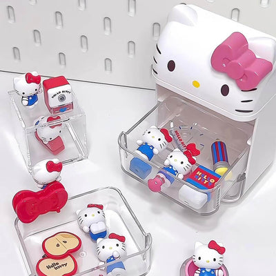 Hello-Kitty-Mini-Chest-Drawer-Storage-Each-Drawer-Part-Could-Be-Pulled-Out
