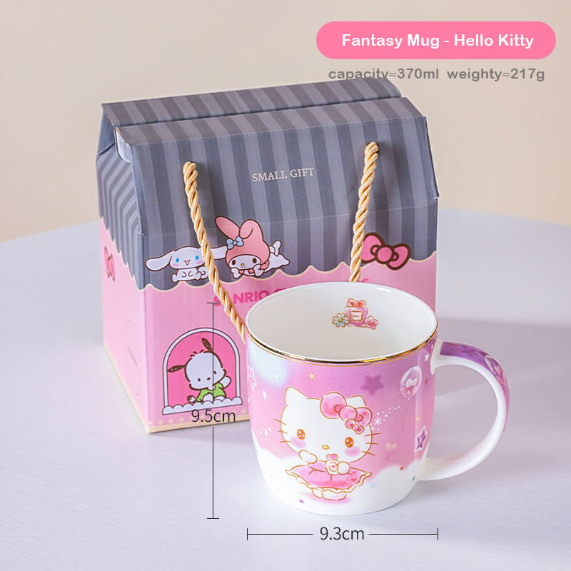 Hello-Kitty-Mug-Size-93mm-by-95mm-With-Capacity-Of-370ml