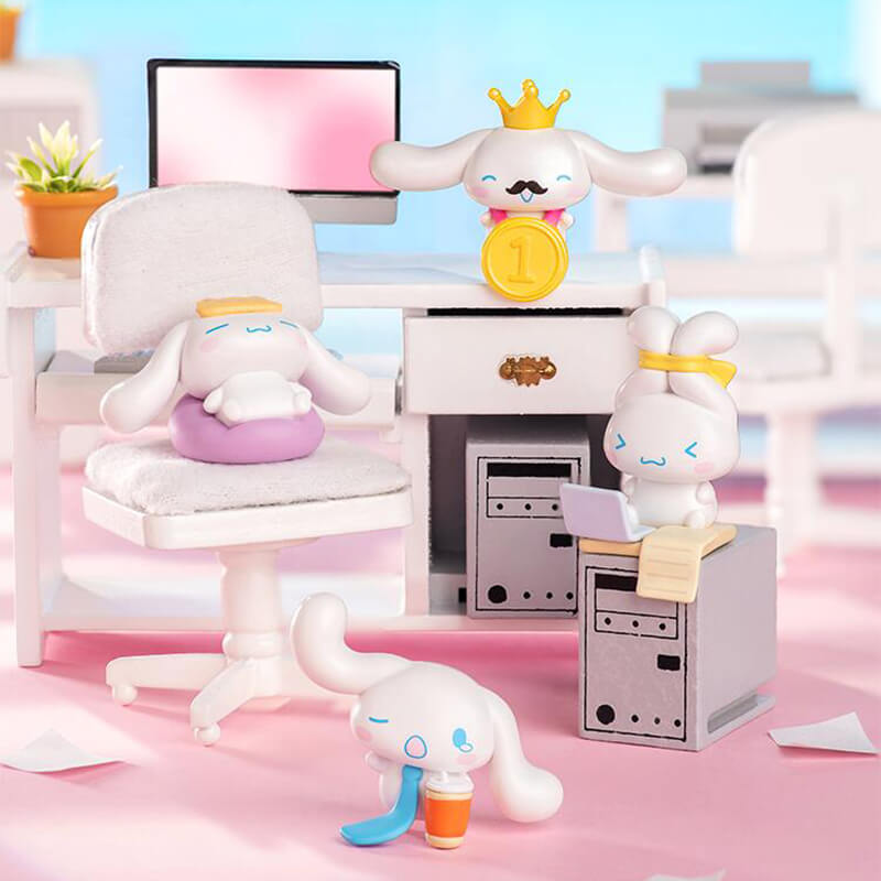 Kawaii-Cinnamoroll-Workplace-Themed-Mini-Figurines