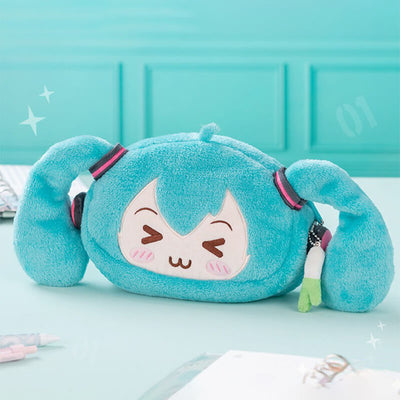 Kawaii-Cute-Hatsune-Miku-Stationary-Fluffy-Pencil-Case