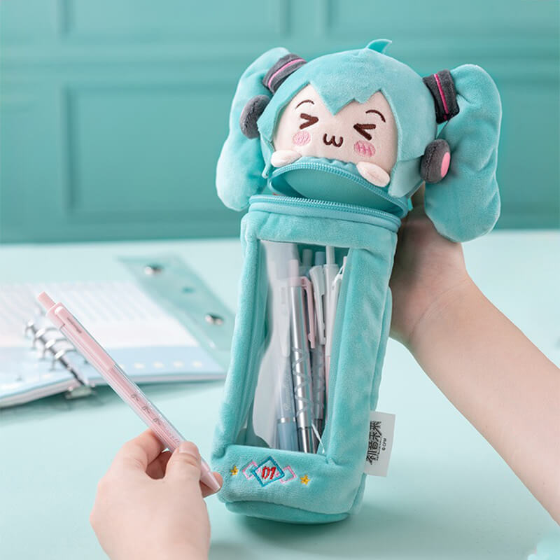 Kawaii-Cute-Turquoise-Plushie-Pen-Case