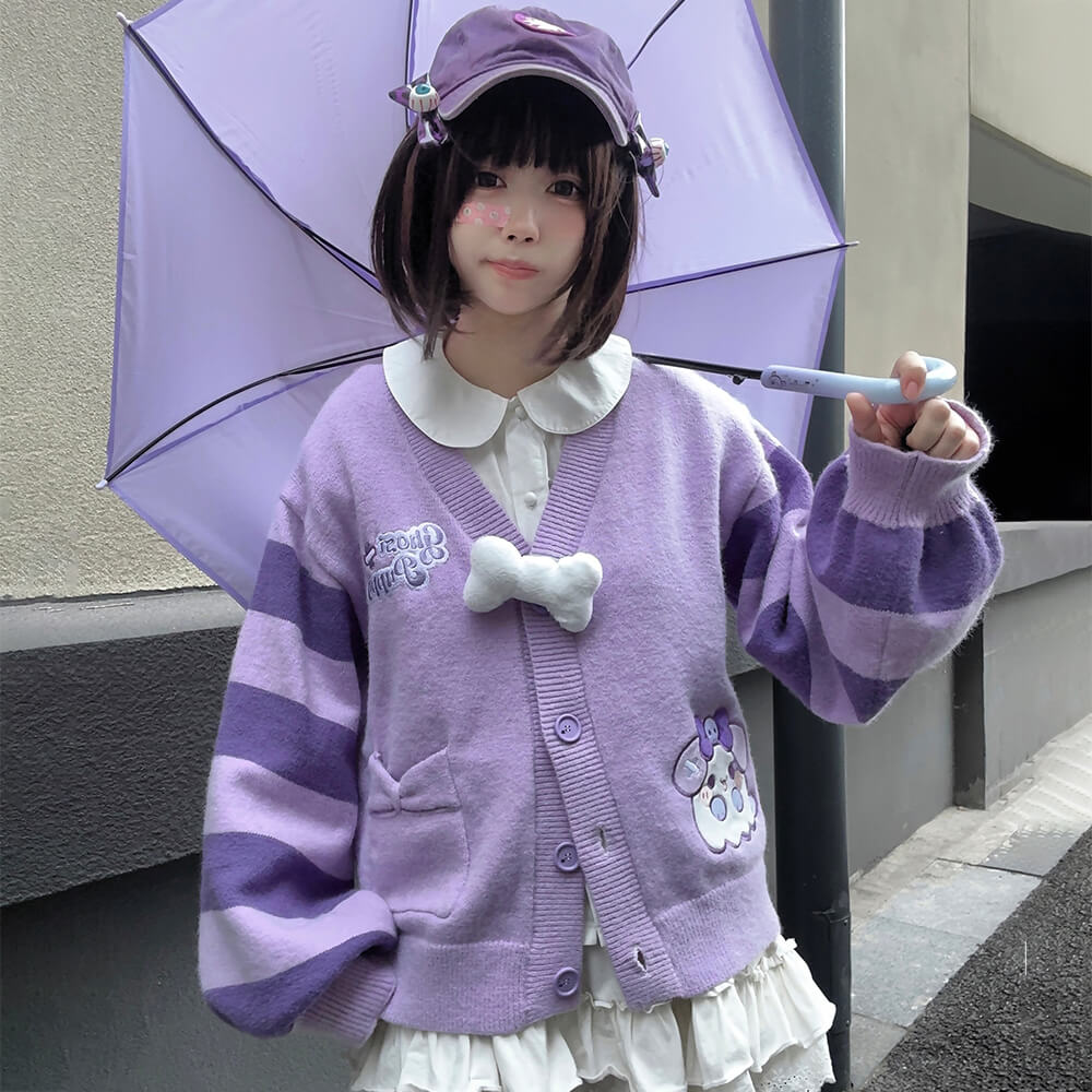 Kawaii-Girly-Purple-Cozy-Sweater-Outfit