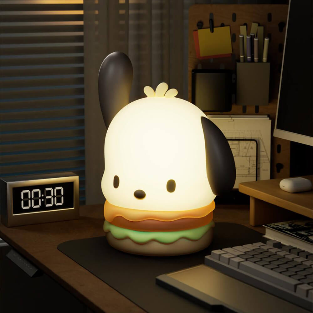 Kawaii-Hamburger-Pochacco-Silicone-Squishy-Pat-Atmosphere-Light