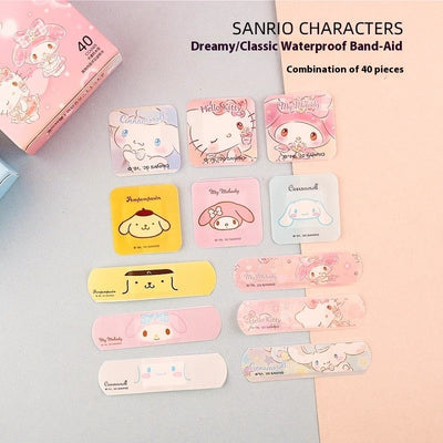 Kawaii-Sanrio-Bandages-Cinnamoroll-Hello-Kitty