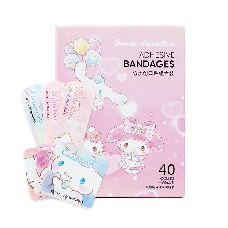 Kawaii-Sanrio-Bandages-Cinnamoroll-My-Melody