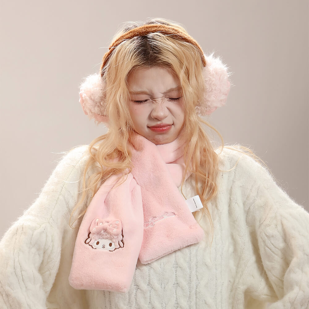 Kawaii-Sanrio-My-Sweet-Piano-Pink-Earmuffs-and-Mittens