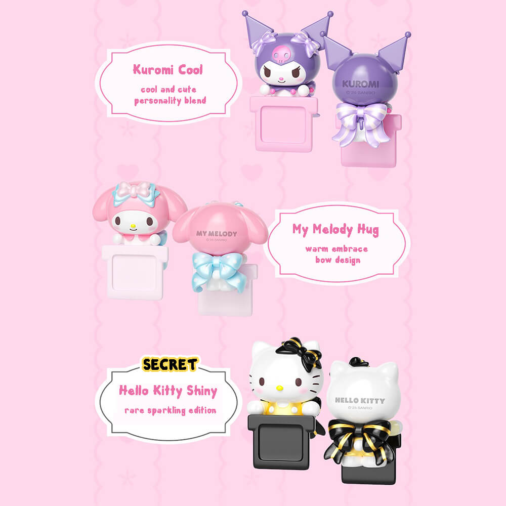 Kuromi-Cool-and-My-Melody-Hug-and-Secret-Design-Hello-Kitty-Shiny