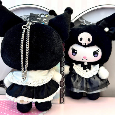 Kuromi-Jirai-Kei-Sisters-Outfit-Plush-Doll-With-Quality-Chain-Hanging-Strap