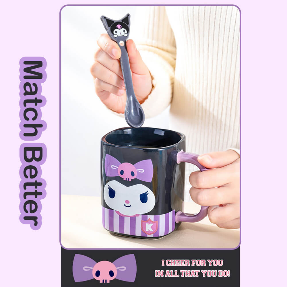 Kuromi-Mug-Matched-Better-With-Kuromi-Coffee-Spoon