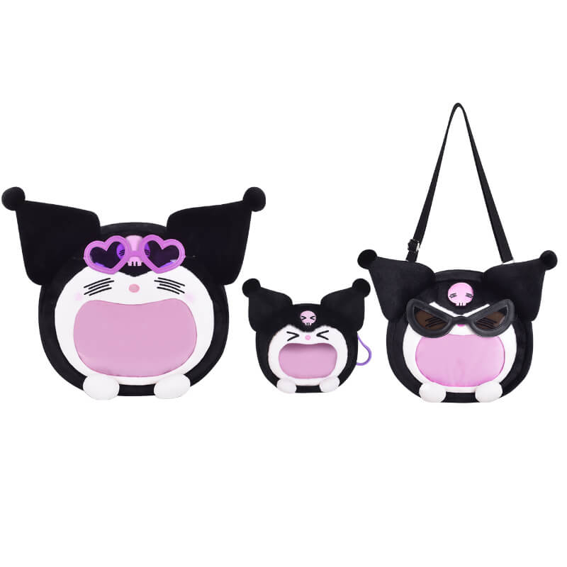 Kuromi Thrilled Plushie Ita Bag-Mini_Small_Large