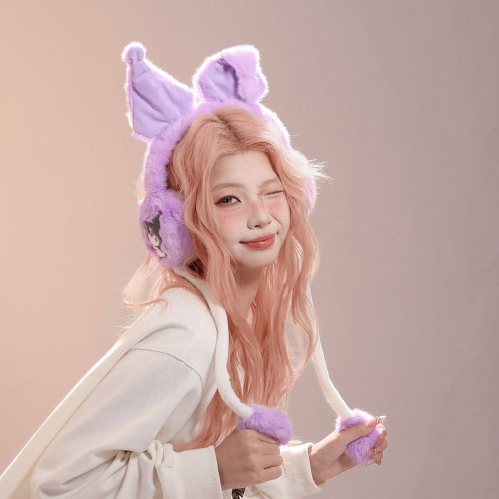 Kuromi_Flap_Ears_Earmuffs_In_P
