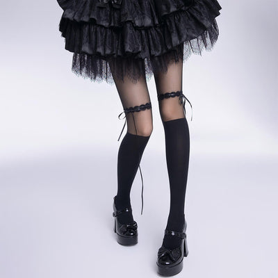 Lolita-Black-Ribbon-Tie-Spliced-_Tights