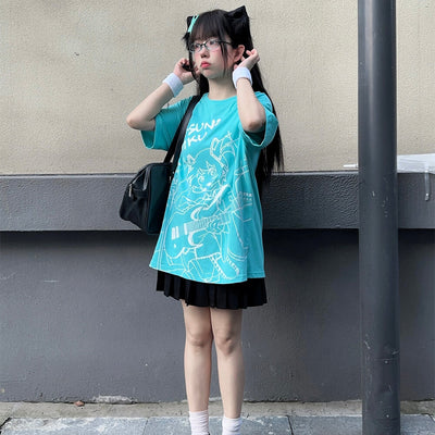 Loose-Fit-Girl-Short-Sleeve-T-Shirt