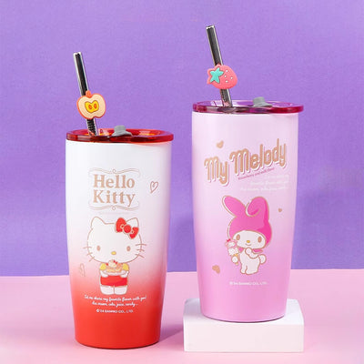 My-Melody-And-Hello-Kitty-Gradient-Thermos-Tumblers