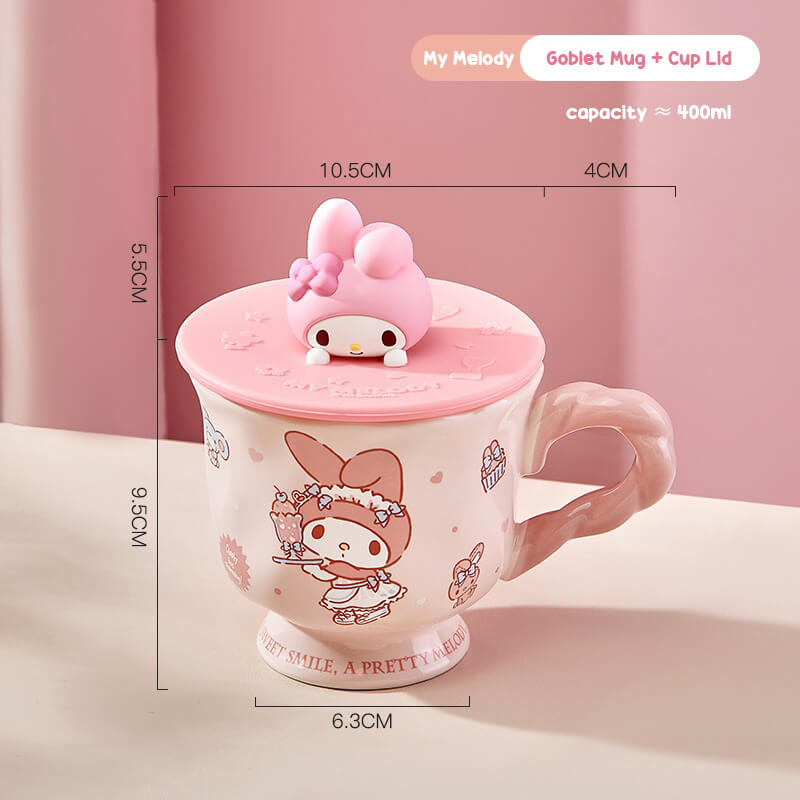 My-Melody-Goblet-Mug-And-Cup-Lid-Set