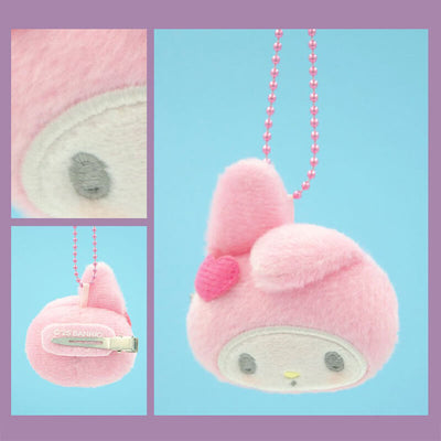My-Melody-Plush-Hair-Clip-Ballchain-Charm-Plush-Heart